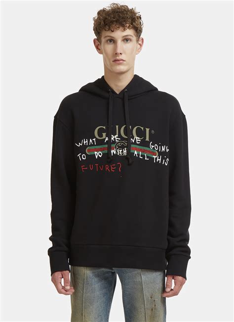 gucci what are we doing with all this future hoodie|who wrote the gucci slogan.